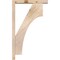 Ekena Millwork Westlake Block Smooth Bracket w/ Offset Brace, Douglas Fir, 3 1/2"W x 18"D x 30"H BKT0402X18X30WTL05SDF - alternate 4